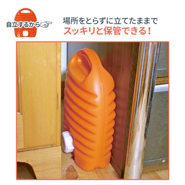 ゆたんぽ 立つ湯たんぽ 2.6L（袋つき） ｜ 立つ 自立する 日本製 節電