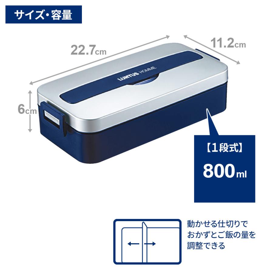 アスベル（ASVEL） 弁当箱 ランタスMC ランチボックス (保冷剤＆保冷
