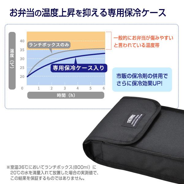 THERMOS（サーモス） 弁当箱 フレッシュランチ 800ml ディープブラック