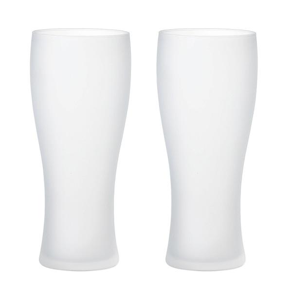 【two chefs】 ビアタンブラー　チャーン28個 東洋佐々木ガラス ペアセット 泡立つビヤグラス タンブラー 2個セット