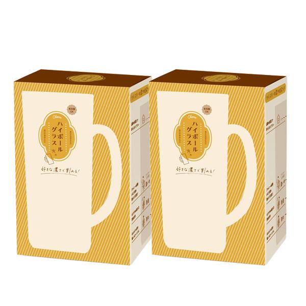 東洋佐々木ガラス ペアセット ハイボールジョッキ（目安つき）2個