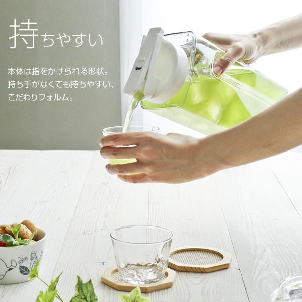 アスベル 麦茶ポット ドリンク・ビオ D-221P 2.2L ホワイト アスベル 麦茶ポット ドリンク・ビオ D-221P 2.2L ホワイト