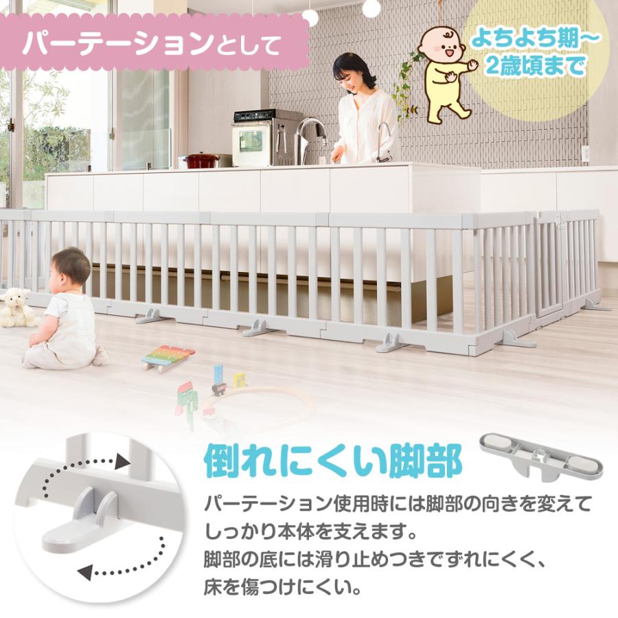 リッチェル（Richell） パーテーションにも使えるベビーサークル（10枚 