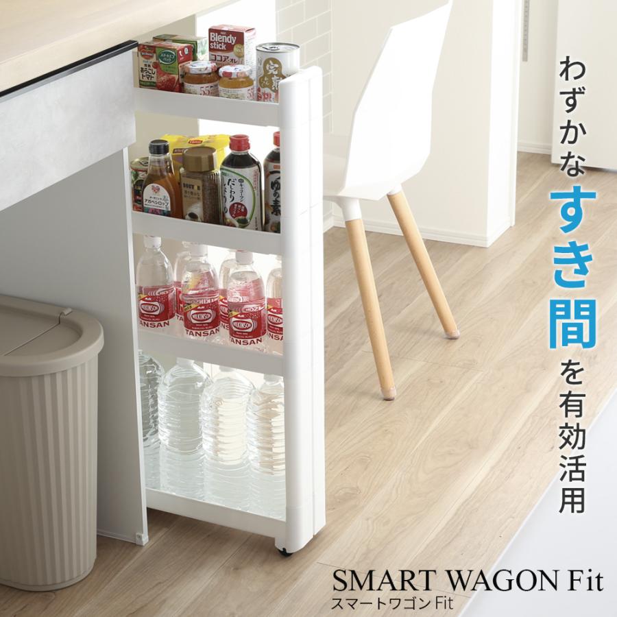 不動技研（FUDOGIKEN） 隙間ラック スマートワゴンFit 幅10.5×奥行55