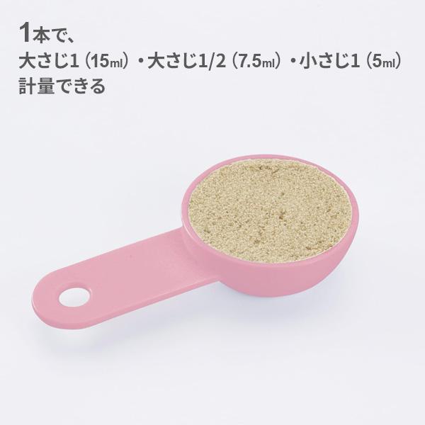 貝印 Kai Kitchen 調味料ストッカーに入れられる計量スプーン 3個