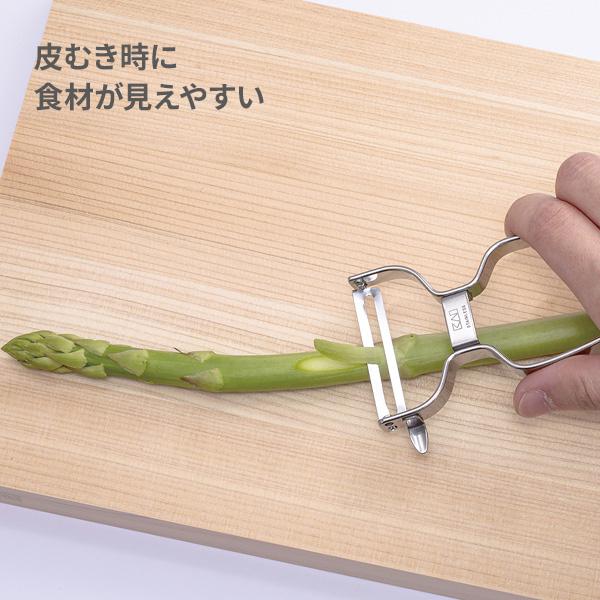 貝印 Kai Kitchen ステンレスピーラー DH-8009 ｜ ピーラー 皮むき 皮むき器 丈夫 衛生的 剥く 芽とりつき 食洗機対応 ...