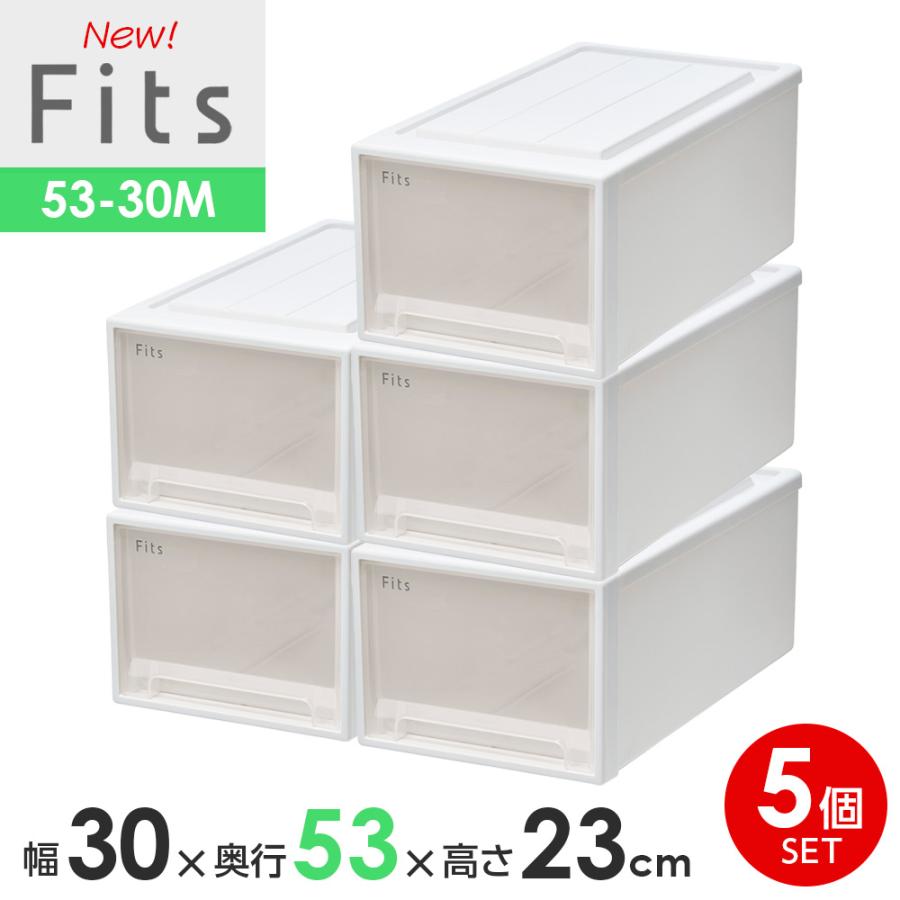 Fits 収納ケース フィッツケースクローゼット 幅30×奥行53×高さ23cm