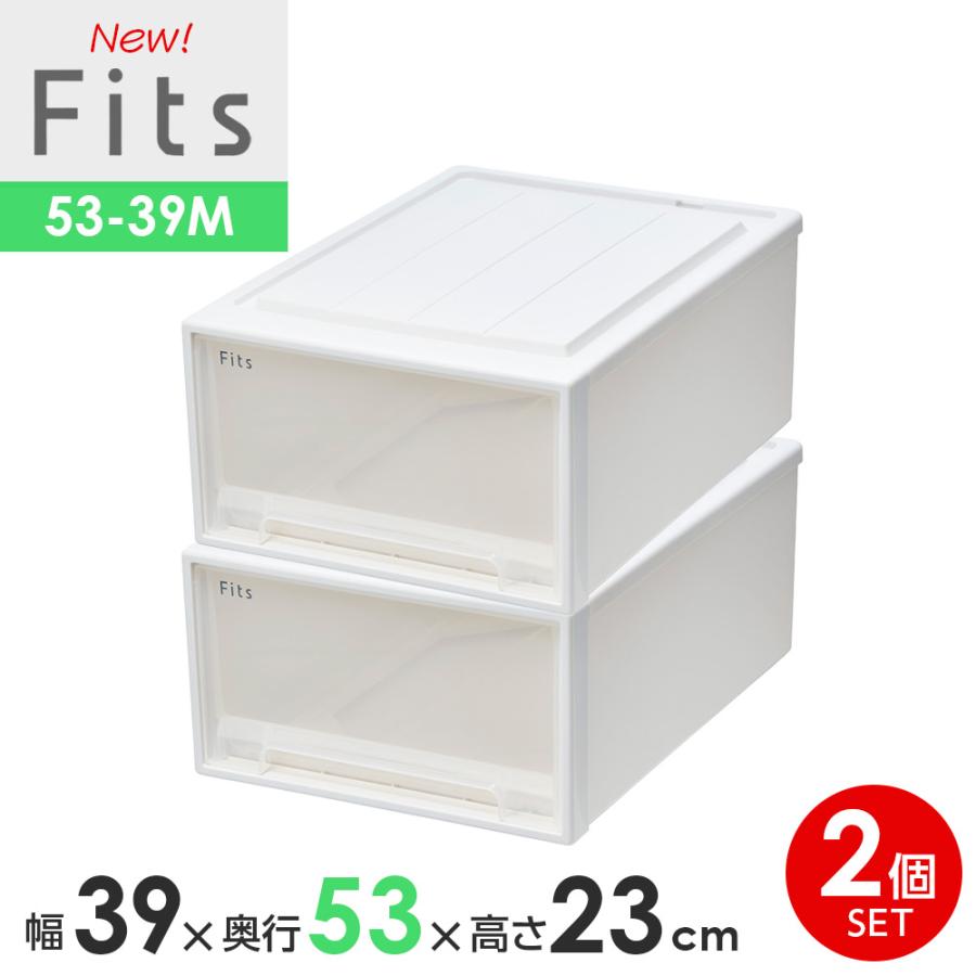 Fits 収納ケース フィッツケースクローゼット 幅39×奥行53×高さ23cm