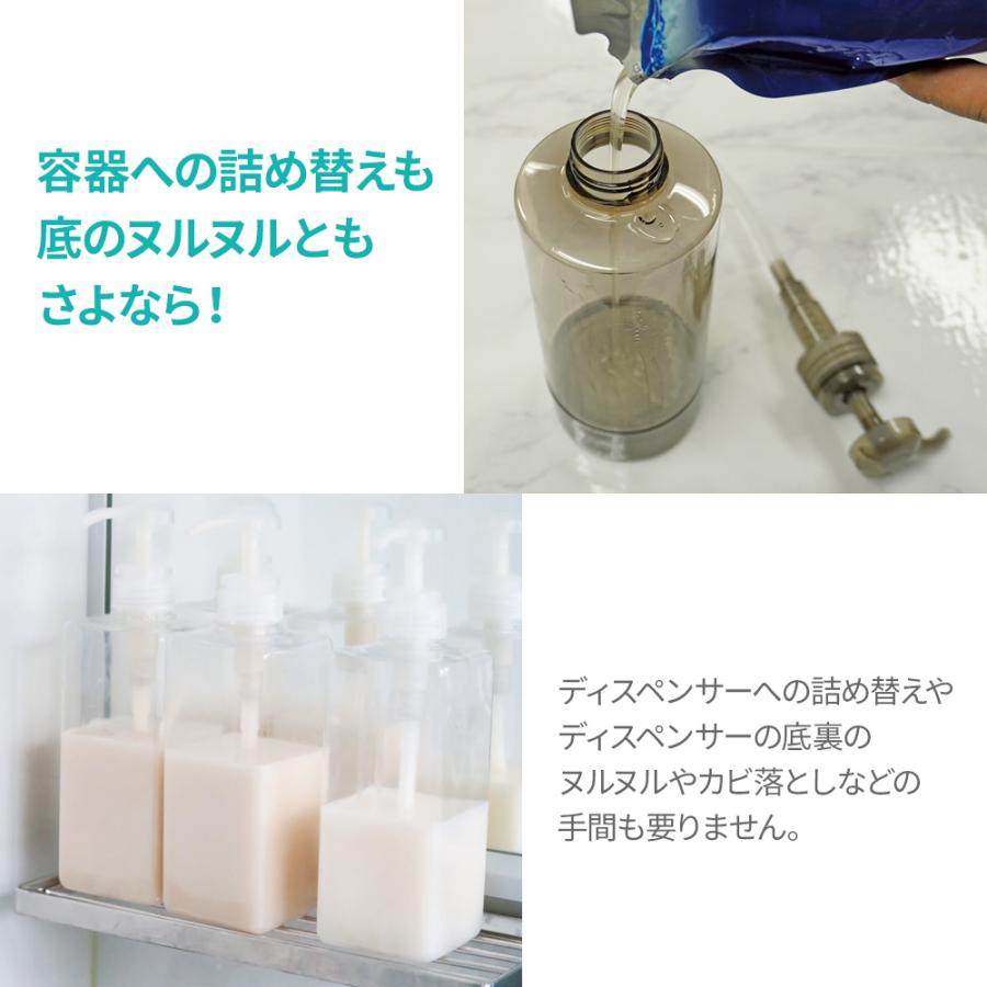 FINE JAPAN 詰め替えぶら下げ 逆ポンプ ホワイト ×3個セット FIN-1147