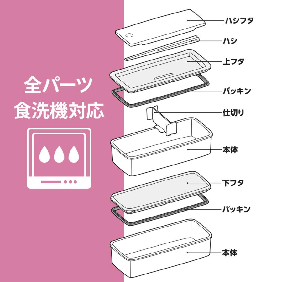 THERMOS（サーモス） 食洗機対応 フレッシュ ランチボックス 980ml