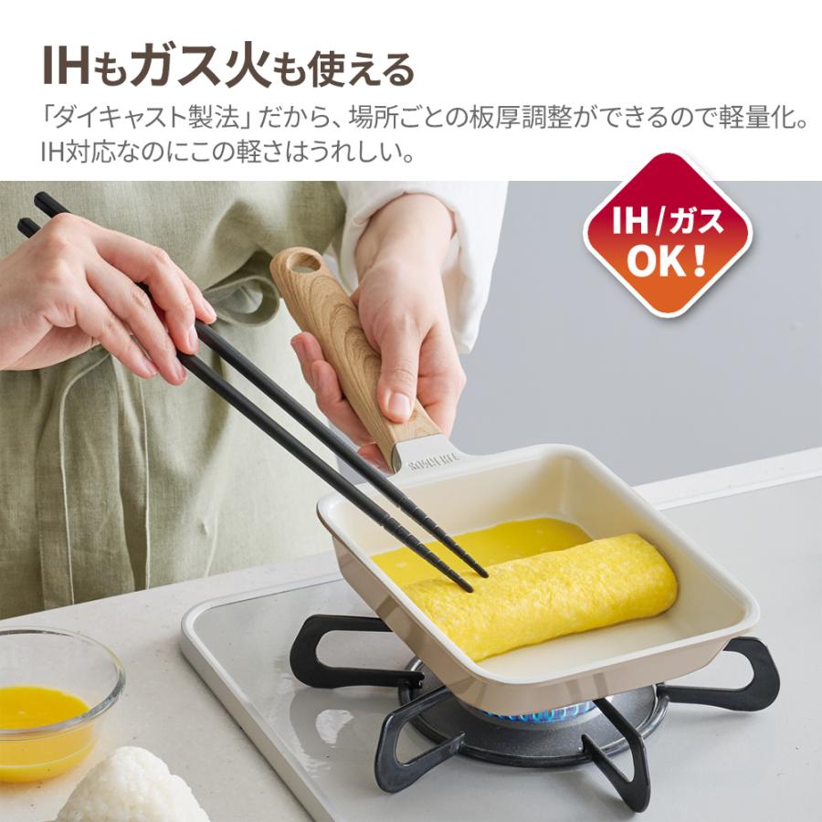 THERMOS（サーモス） IH対応 セラプロテクト 玉子焼きフライパン