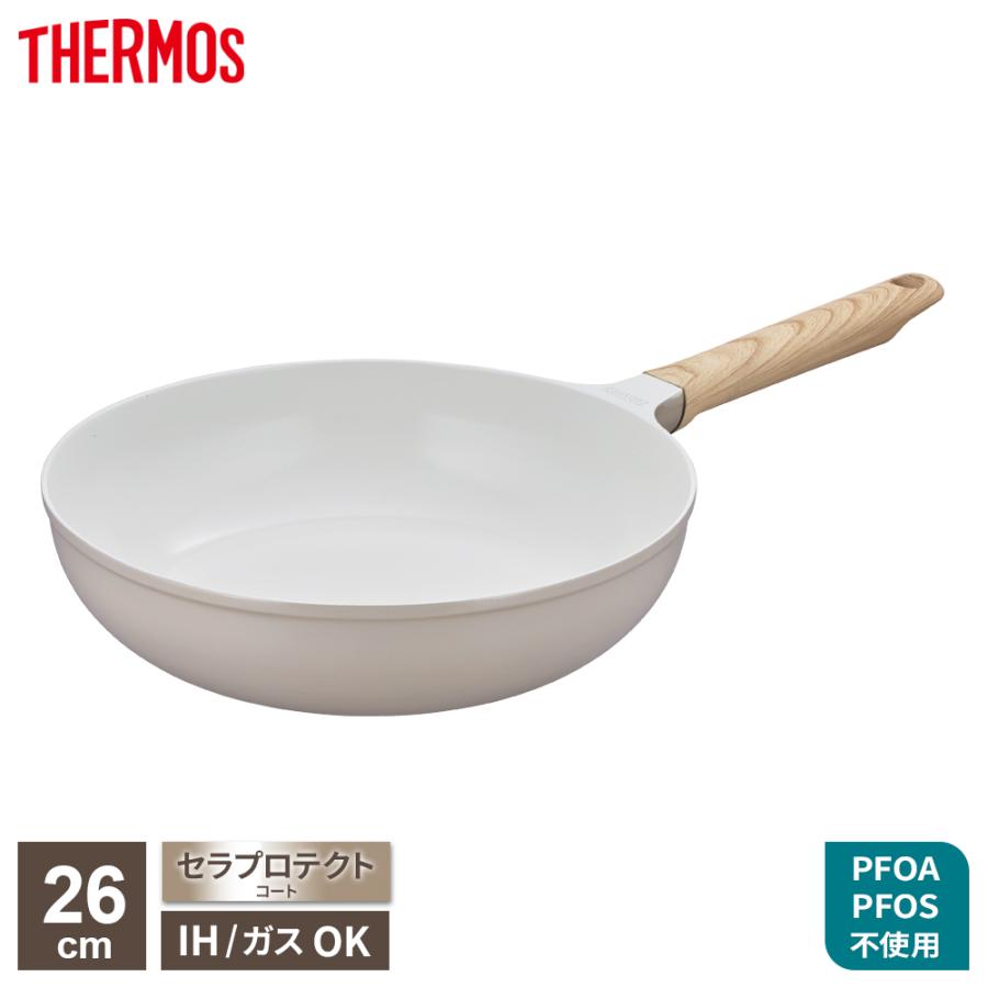 THERMOS（サーモス） IH対応 セラプロテクト フライパン 26cm