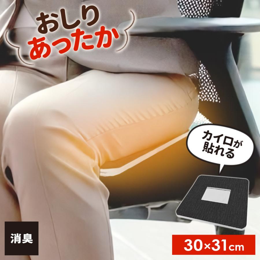 保温シート ガチHOT ざぶとん 消臭タイプ（炭入り） 30×31cm 1枚入 U