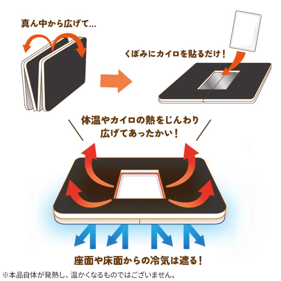 保温シート ガチHOT ざぶとん 消臭タイプ（炭入り） 30×31cm 1枚入 U