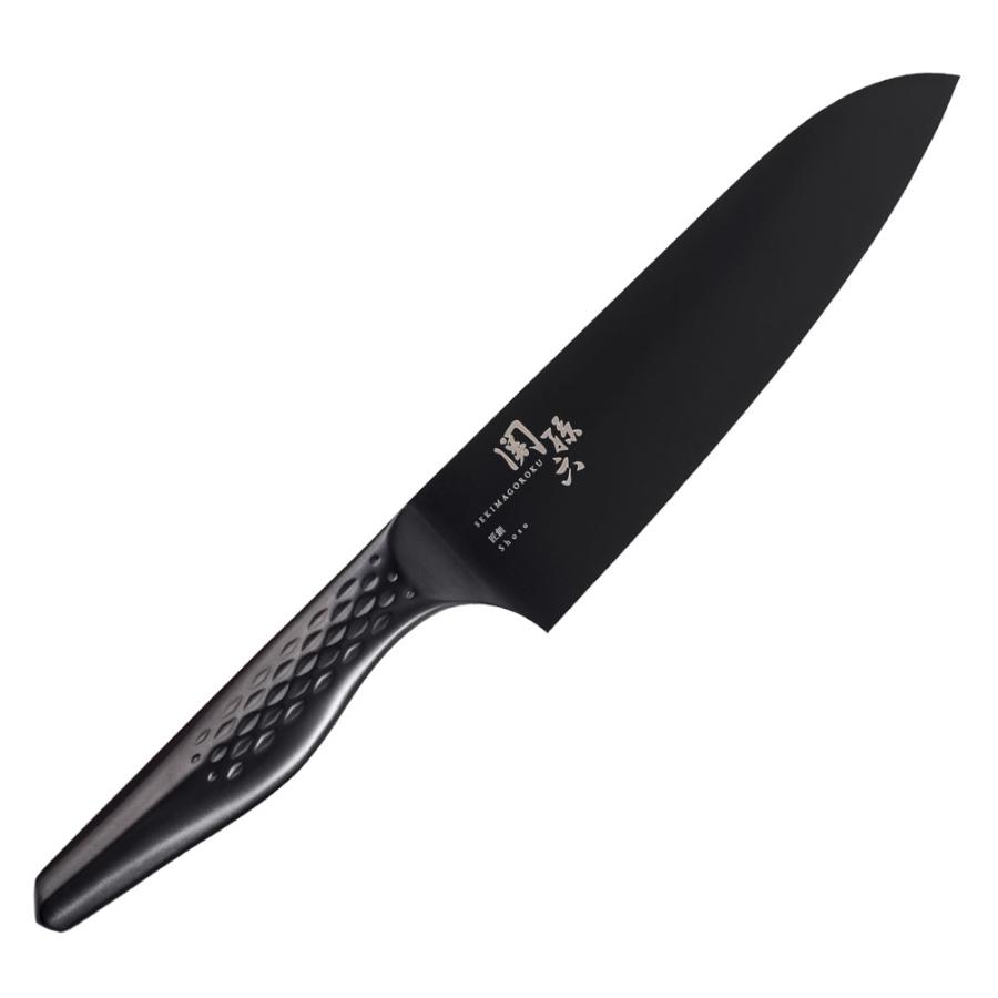 新品　未使用♡貝印　関孫六 三徳包丁165mm コンパクトナイフ　キッチンバサミ 貝印 包丁 関孫六 匠創−漆黒 三徳 165mm AB-5191 ｜ 日本製 食洗機OK