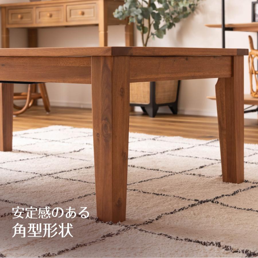東谷 コタツ こたつテーブル 75×75cm ナチュラル KT-115 ｜ こたつ机