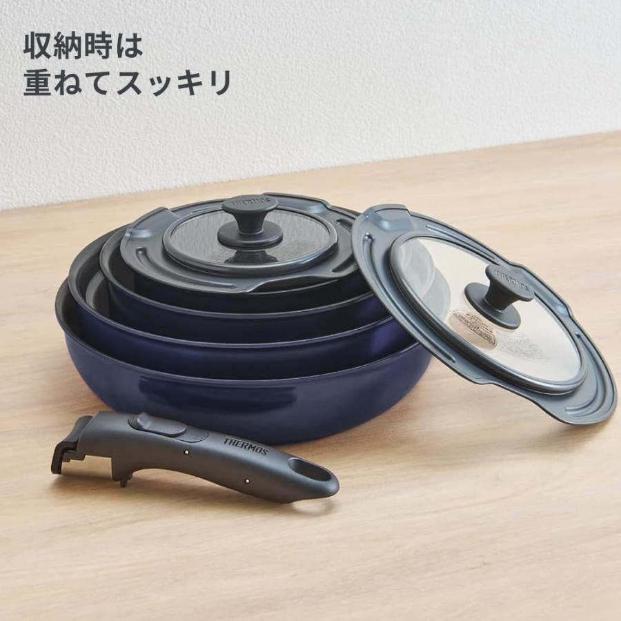 THERMOS（サーモス） オンライン限定 取っ手のとれる フライパンセット