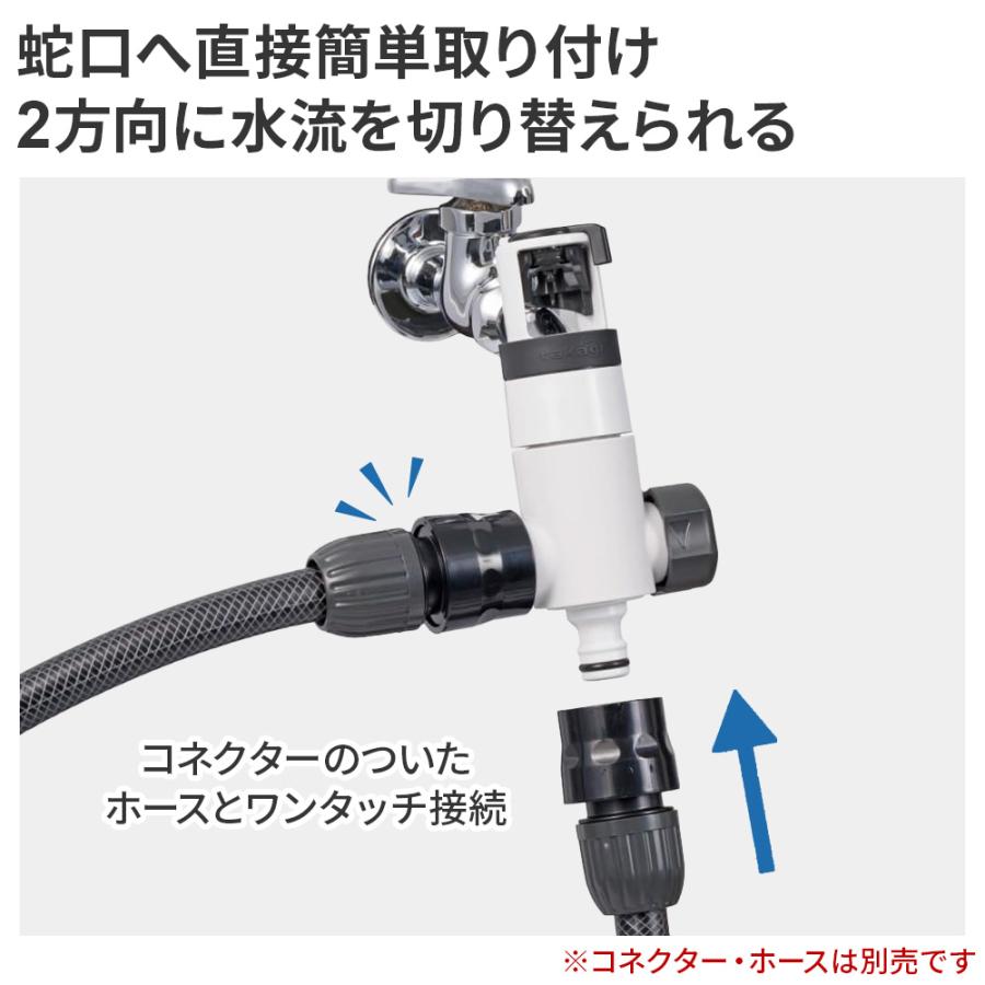 タカギ（takagi） ラクロック分岐蛇口ダブルニップル G5074CG