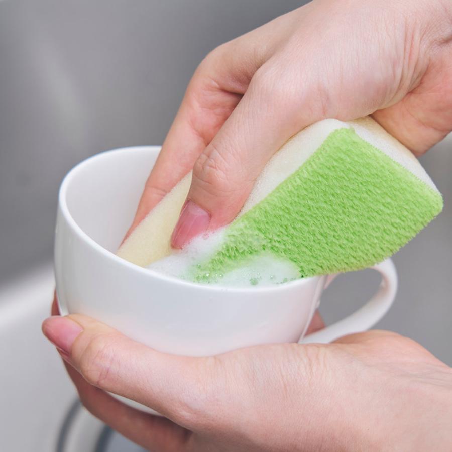 アイセン（aisen） キッチンスポンジ 泡だつセレクト 超極細ブラシ
