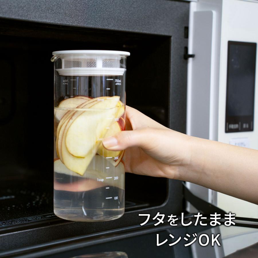HARIO（ハリオ） SLOWRA 耐熱ガラス フルーツピッチャー 700ml SFPI