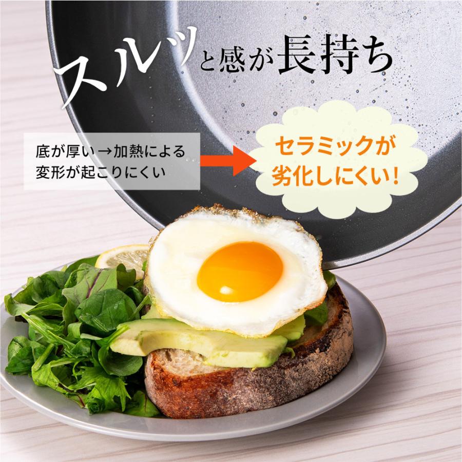 北陸アルミニウム 玉子焼き器 日本製 フッ素不使用 IH対応 セラミック