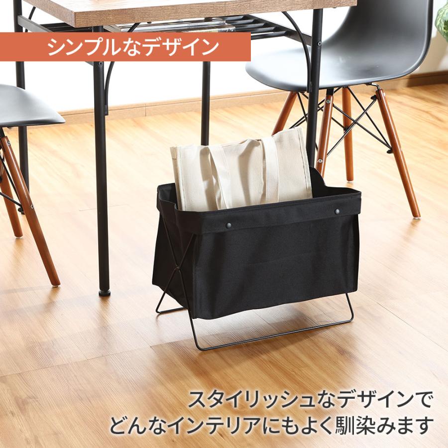 不二貿易（Fuji Boeki） 折りたためる 荷物収納バスケット ブラック 4