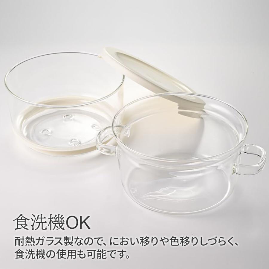 HARIO（ハリオ） ガラスのせいろ蒸し器 800ml ｜ せいろ 耐熱ガラス