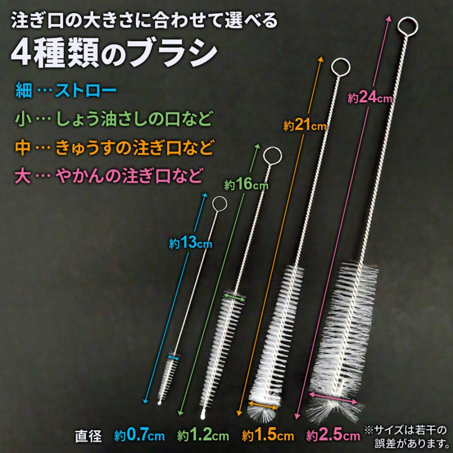 Y's（ワイズ） システィ そそぎ口洗い 4本セット KS-011 ｜ 食器洗い