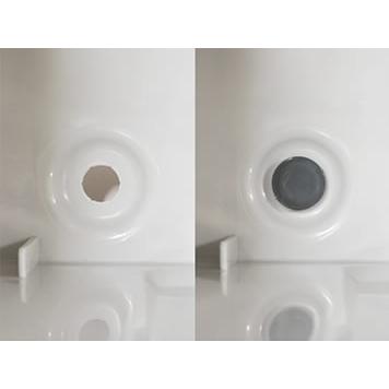 ごみ箱 大容量 資源ゴミ用 4分別 ダストボックス 90L ブルー | ごみ箱 フタ付き ダストボックス 外 仕切り 外用 外置き 屋外 大型|yh-beans|03