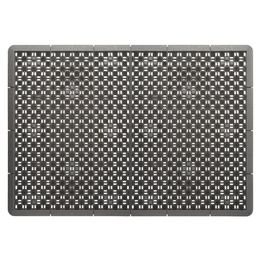 山崎産業 玄関マット 泥っぷマット 60×85cm グレー ｜ 屋外 泥落とし