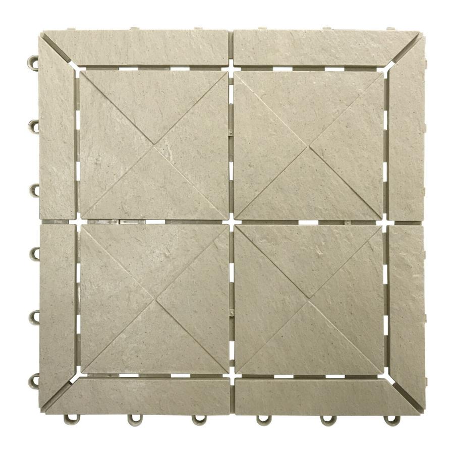 山崎産業 ベランダ タイル【ケース販売】 石目ユニット 30×30cm