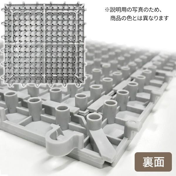 ベランダ　タイル　石　グレー　50枚 山崎産業 ベランダ タイル【ケース販売】 石目ユニット 30×30cm