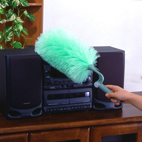アズマ工業 ホコリとり エレキャッチスター 伸縮柄 グリーン AG464