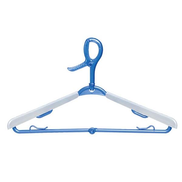 ニッコー（NIKKO） 洗濯ハンガー スライド式 ハンガー ブルー 3本組