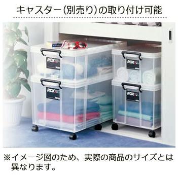収納ケース ロックス 530M クリア 6個セット ｜ フタ 押し入れ 定番 衣装ケースの画像