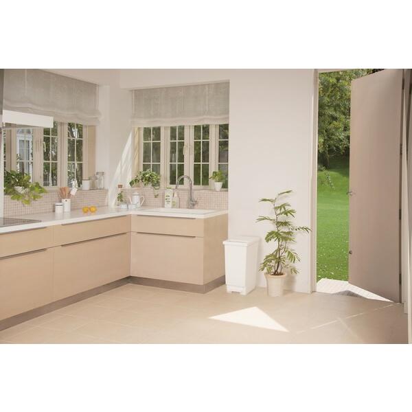 ゴミ箱 ユニード プッシュ&ペダル45S 45L ｜ おしゃれ 45リットル スリム キッチン ふた付き ペダル 分別 ダストボックス ゴミ箱 ペール 角型 縦型 2way | TONBO（新輝合成） | 06