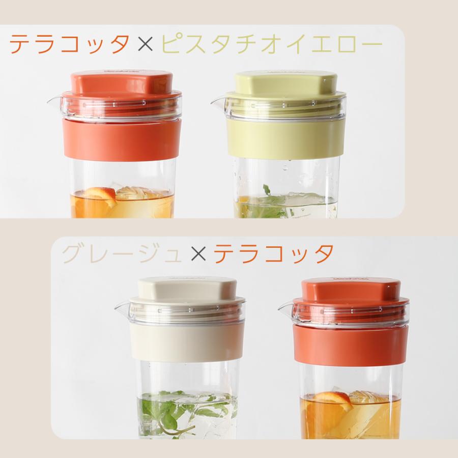 麦茶ポット タケヤ スリムジャグ2 1.1L カラーが選べる3本セット
