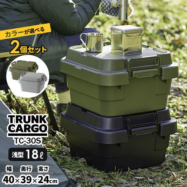 RISU（リス） アウトドア 収納ボックス 浅型 トランクカーゴ TC-30S
