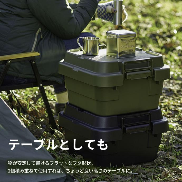RISU（リス） アウトドア 収納ボックス 浅型 トランクカーゴ TC-30S