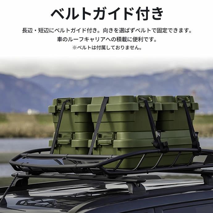 RISU（リス） アウトドア 収納ボックス 浅型 トランクカーゴ TC-70S
