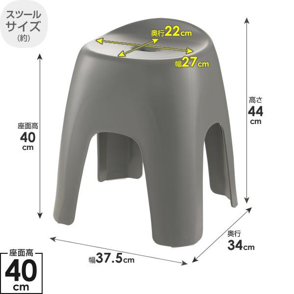 リッチェル ハユール バス用品2点セット 風呂椅子40cm+湯おけ 白/ブルー/グレー/黄色/ピンク/グリーン/黒 ｜ 風呂椅子 風呂桶 洗面器 | リッチェル | 09