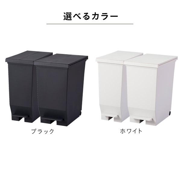 アスベル（ASVEL） ゴミ箱 エバン 両開きペダルペール 30L+40L 2個
