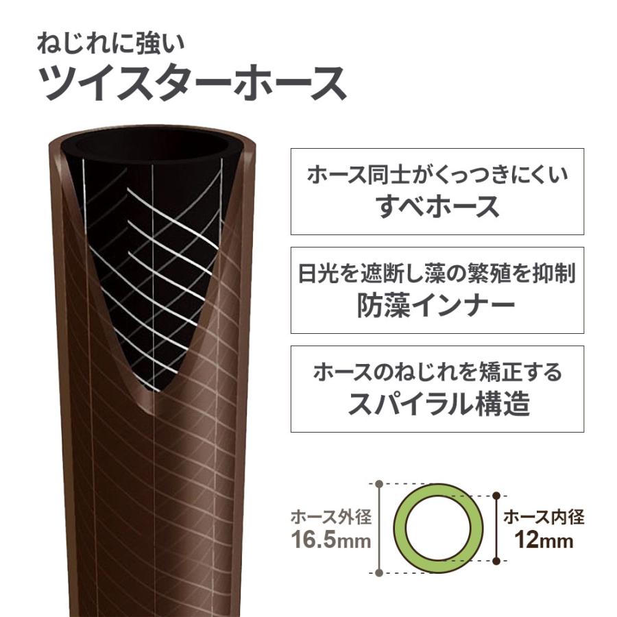 タカギ（takagi） ホースリール BOXY NEXT 20m（内径12mm） ライト