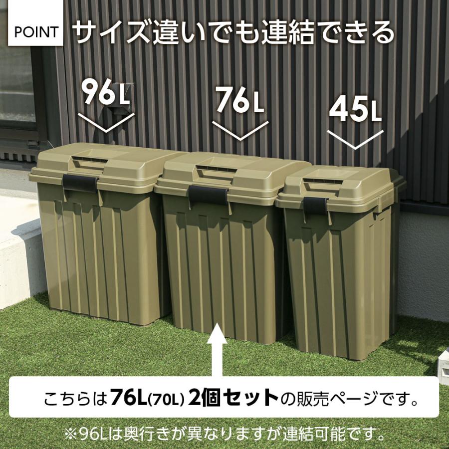 【業務用】ステンレス ゴミ箱 70L（3連結、分離使用両方可能） 分別ゴミ箱 70L 本体のみ 屋内用 リサイクルトラッシュECO-70