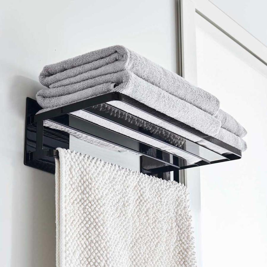 tower 山崎実業 タワー マグネットバスルームバスタオル棚 ホワイト