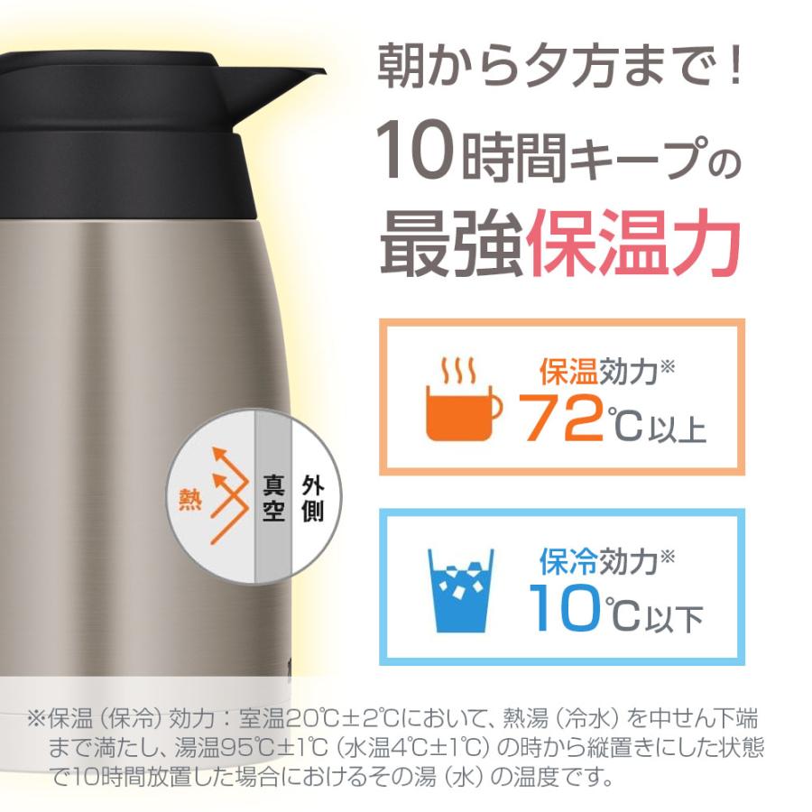 THERMOS（サーモス） 食洗機対応 ステンレスポット 1.5L TTG-1500