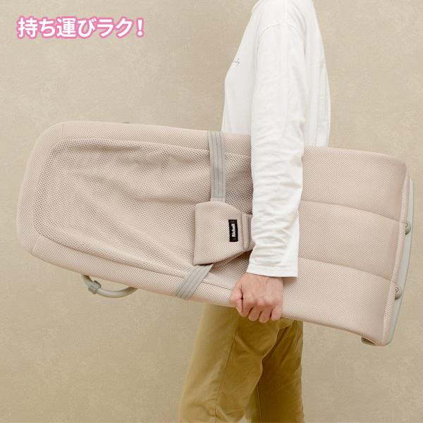 リッチェル バウンサー ベージュ　美品 Richell リッチェル バウンシングシートN (ローズベージュ