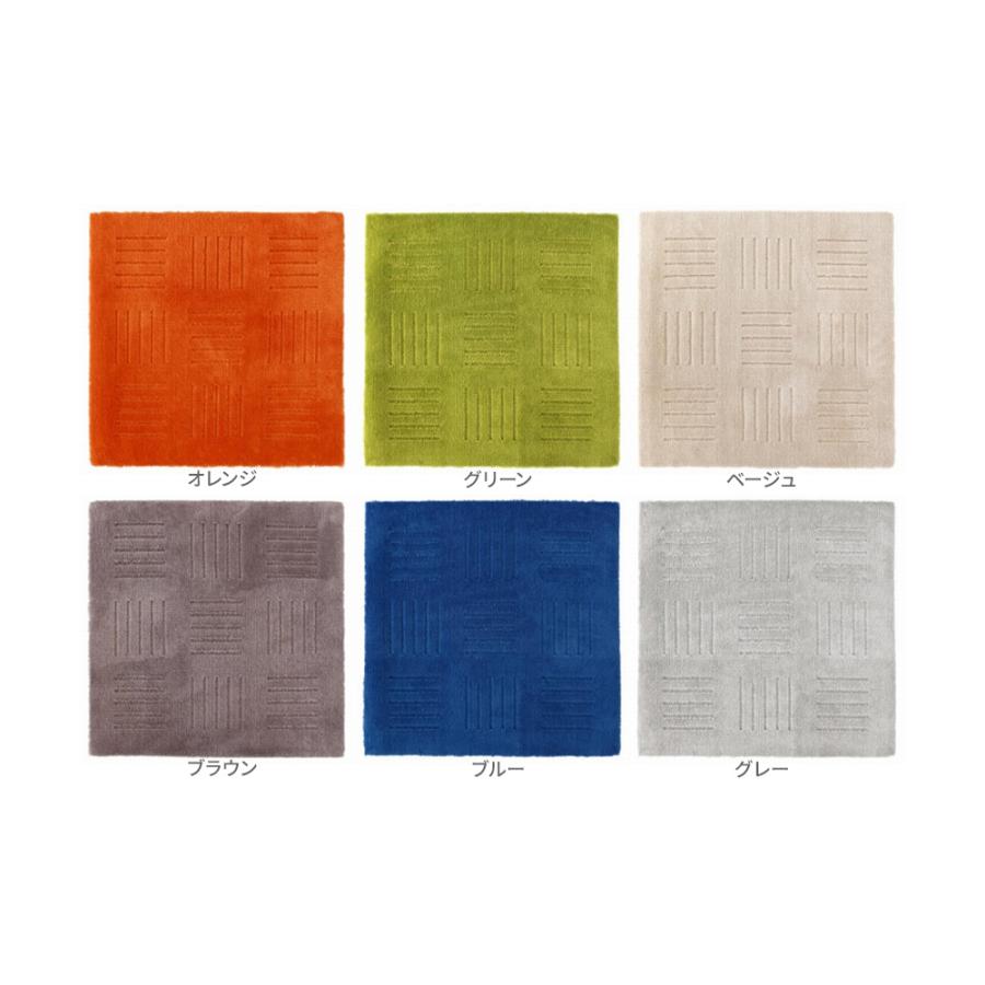 タイルマット ピタプラス ブリック キッチンマット 60×60cm 色が選べる ×８枚セット ｜ ペット 滑りにくい フローリングに 日本製 無地の画像