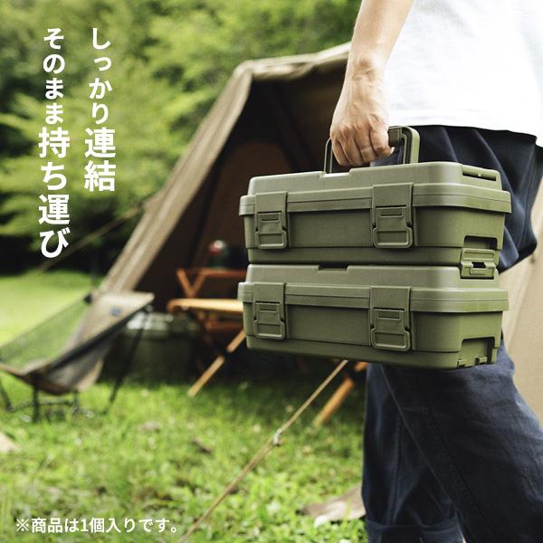 TC スタックカーゴ S-4 グリーン / ブラック グレー ｜ ツールボックス