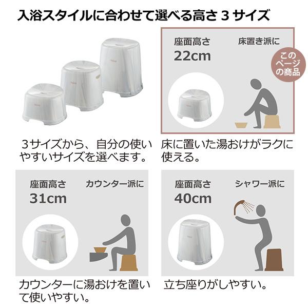 リッチェル（Richell） バス用品セット バスカHA 腰かけ22cm＋湯おけ＋